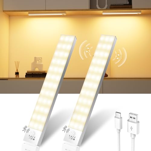 Ylatoial Luz LED Armario con Sensor Movimiento