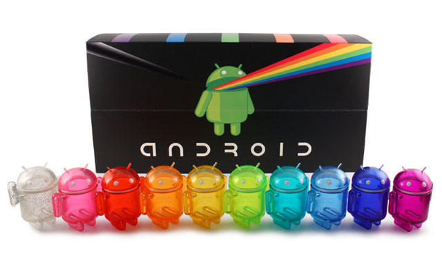 Android Mini Rainbow Set
