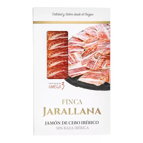 Jamón Ibérico Loncheado La Nevera Española - 3 Sobres x 70 gr - Sobres envasados al Vacio (Jamon cebo Ibérico 50%)
