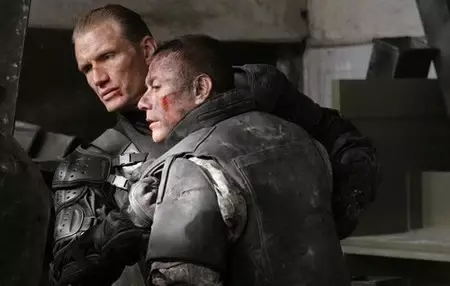 Jean-Claude Van Damme y Dolph Lundgren en 'Universal Soldiers: A New Beginning'