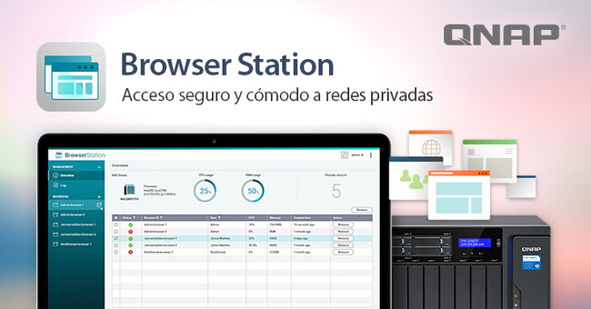 QNAP permite el acceso seguro a los datos mediante Browser Station
