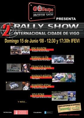 Lluvia de estrellas en el Racing Show Cidade de Vigo