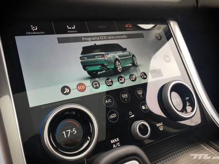 Range Rover Sport PHEV pantalla