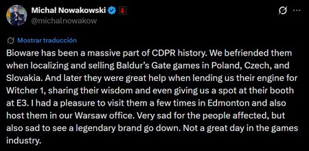 Declaracion Cd Projekt Bioware