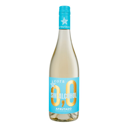 Vino blanco sin alcohol Aldi