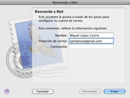 Configura cuentas de correo manualmente en Mail y Snow Leopard