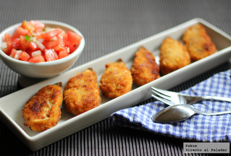 Receta de tigres, mejillones con bechamel