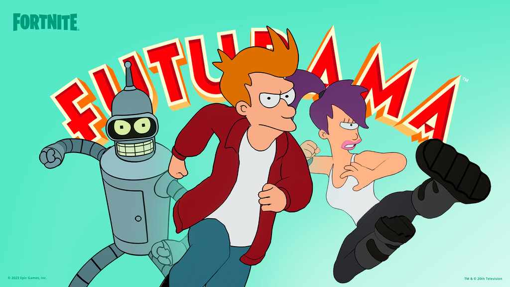 Futurama estampa su nave en Fortnite y añade las skins de Bender, Fry y Leela junto a sus accesorios Futurama estampa su nave en Fortnite y añade las skins de Bender, Fry y Leela junto a sus accesorios