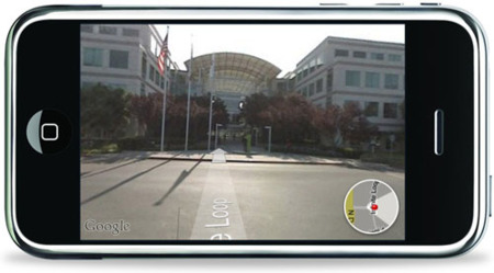 Así es el Street View del iPhone 2.2