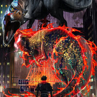 Si mezclas en una batidora ninjas, dinosaurios y un futuro distópico te sale este anime repleto de testosterona que acaba espera estrenarse pronto 