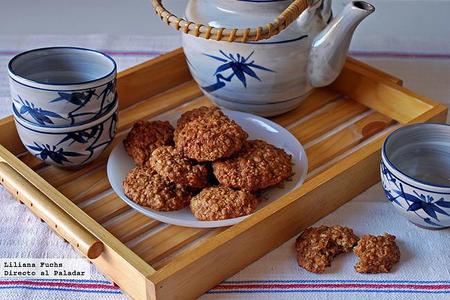 Galletas tiernas de puré de manzana y avena. Receta