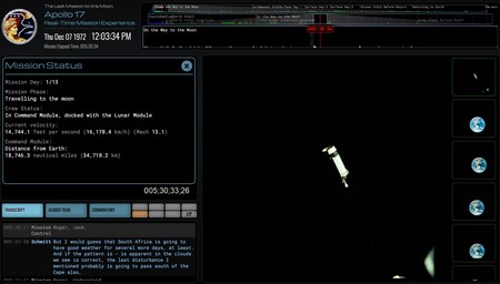 Window Y Apollo 17 In Real Time