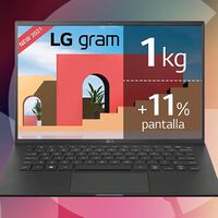 Este ligero y potente ultrabook LG Gram lleva ahora un descuento de 400 euros en Amazon