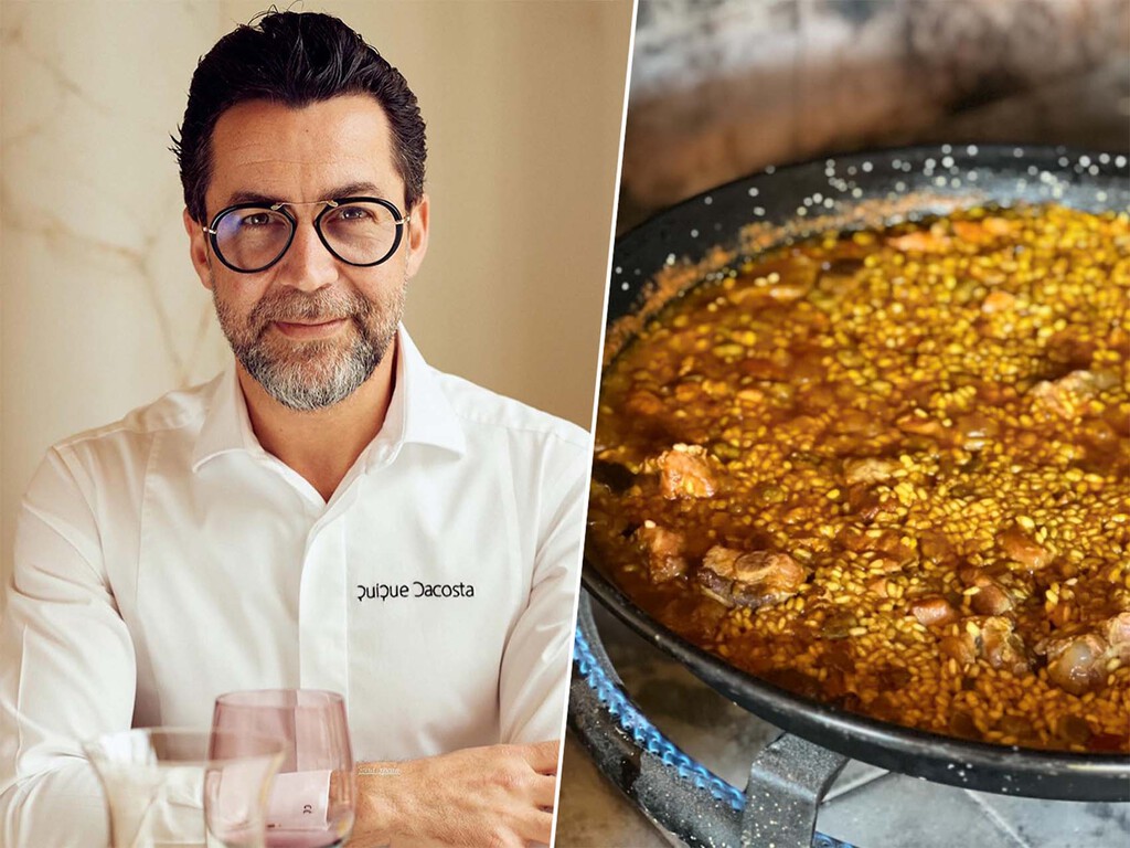 El precio de la paella con el que el tres estrellas Michelin Quique Dacosta piensa que "se ha explotado" a alguien 