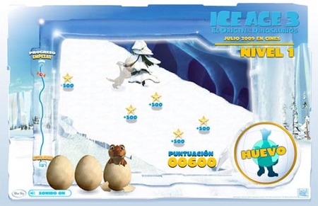 Juego online de la película "Ice Age 3"