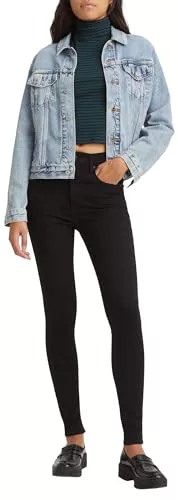 Levi's Mile High Super Skinny, Vaqueros Mujer, Black Celestial, 30W / 28L