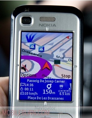 Navegador GPS en el Nokia 6110