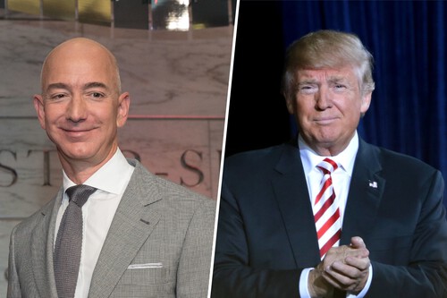 A phone call from Trump to Bezos