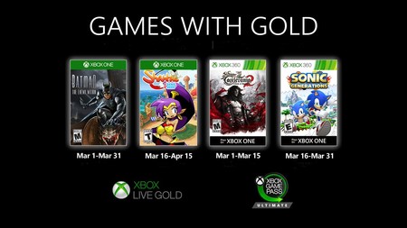 Batman: The Enemy Within y Sonic Generations, entre los juegos de Games with Gold de marzo de 2020