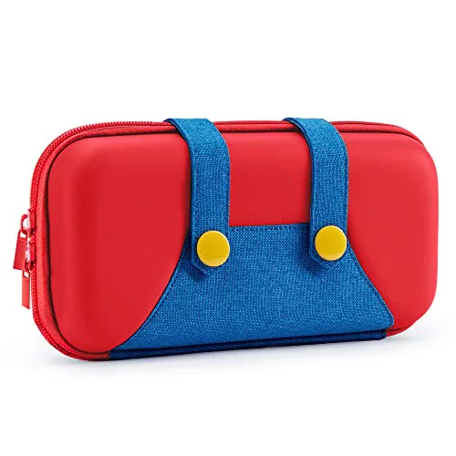 PALPOW Funda Switch Compatible con Nintendo Switch y Switch OLED, el Estuche Switch Lindo y Portátil con 10 Juegos - Rojo PALPOW Funda Switch Compatible con Nintendo Switch y Switch OLED, el Estuche Switch Lindo y Portátil con 10 Juegos - Rojo