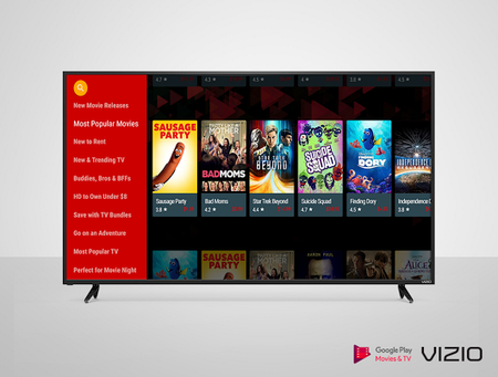 Vizio añade soporte para Google Play Movies en sus televisores de gama media-alta
