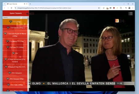 Windows 上の Chrome で簡単に Web TV