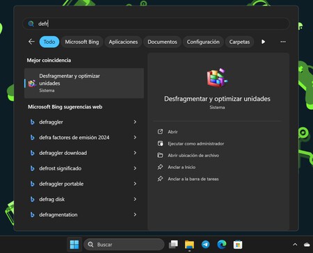 Desfragmentar Y Optimizar