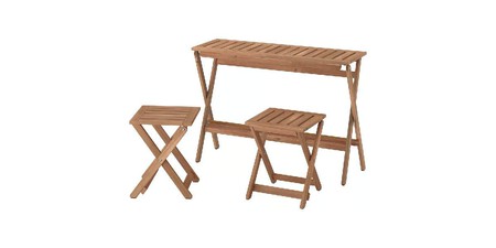 Set De Mesa Y Taburetes Plegables De Ikea