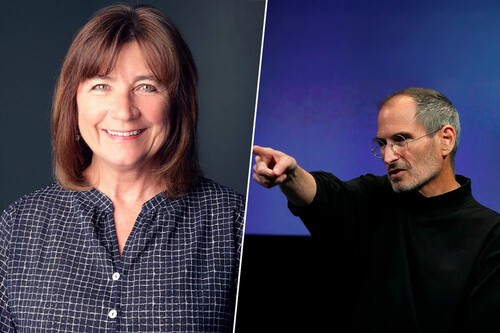 Andy Cunningham e Steve Jobs / Foto: Applesfera