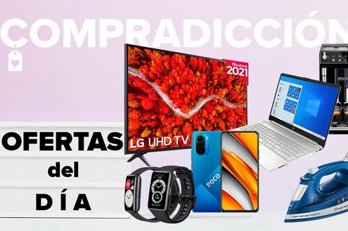 Ofertas del día en Amazon: smart TVs LG, portátiles HP, smartphones Pocophone o Realme, relojes y pulseras Huawei o cafeteras De’Longhi a precios rebajados