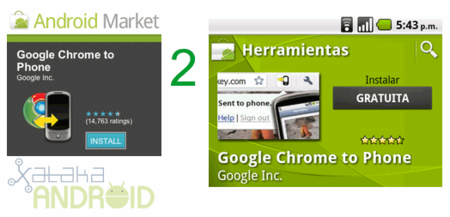 Chrome to Phone to Chrome