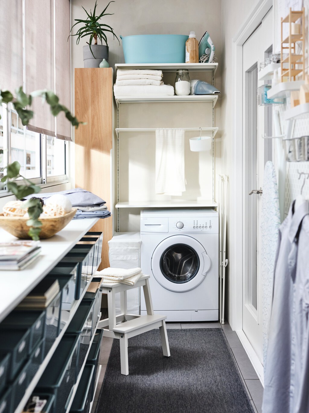 Este este es el mueble más vendido de Ikea para aprovechar el espacio encima de la lavadora