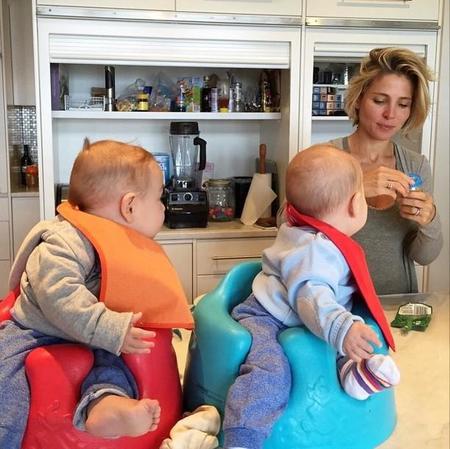Elsa Pataky nos vuelve a enseñar a los mellizos más sanotes del mundo