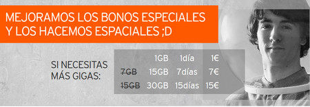 Simyo mejora sus bonos especiales con más datos por el mismo precio: hasta 30 GB por 15 euros