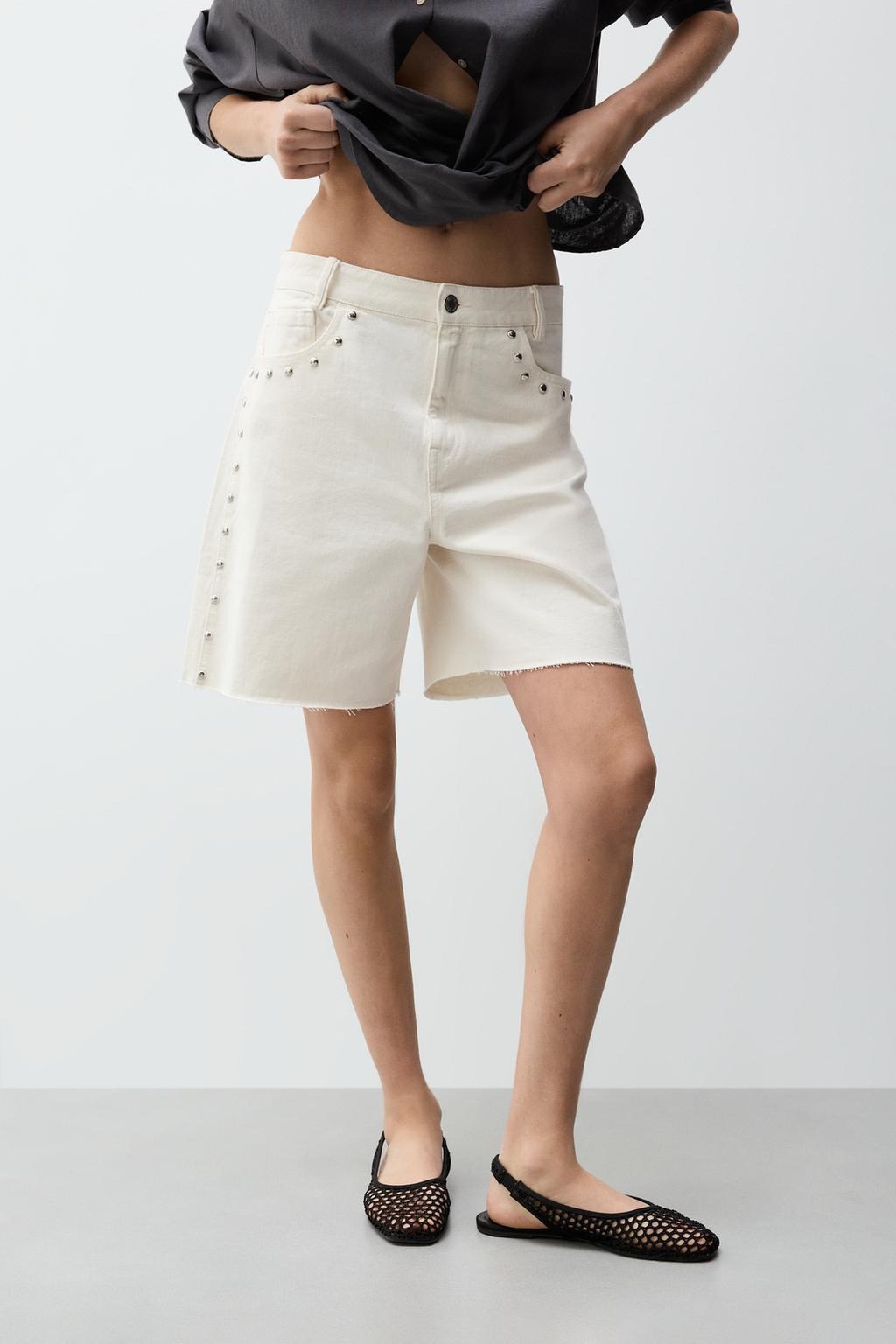 Bermudas con tachuelas