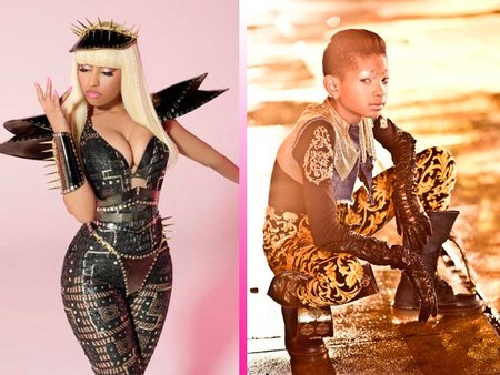 Willow Smith y Nicki Minaj están que arden en el vídeo-clip de 'Fireball'