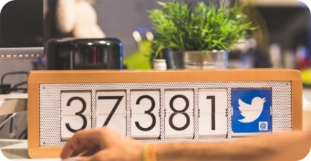 MIOT, un contador de tus seguidores en redes sociales con aspecto retro para poner en cualquier sitio