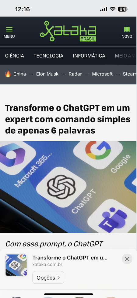 site xataka brasil
