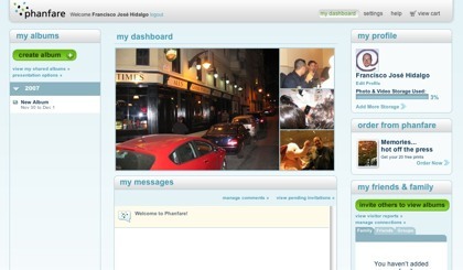 Phanfare, otro lugar donde alojar y compartir con quien queramos nuestros álbumes