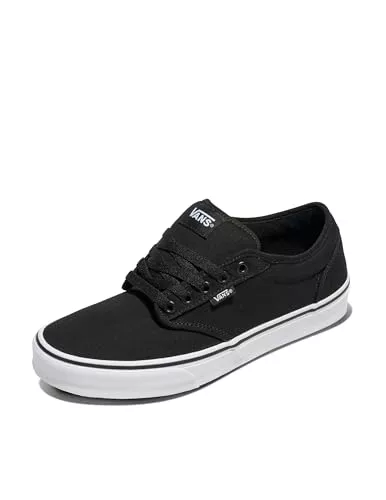 Vans Atwood, Sneaker Hombre, Canvas Black White, 43 EU