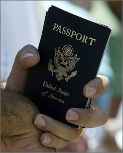 Los americanos de USA y el pasaporte