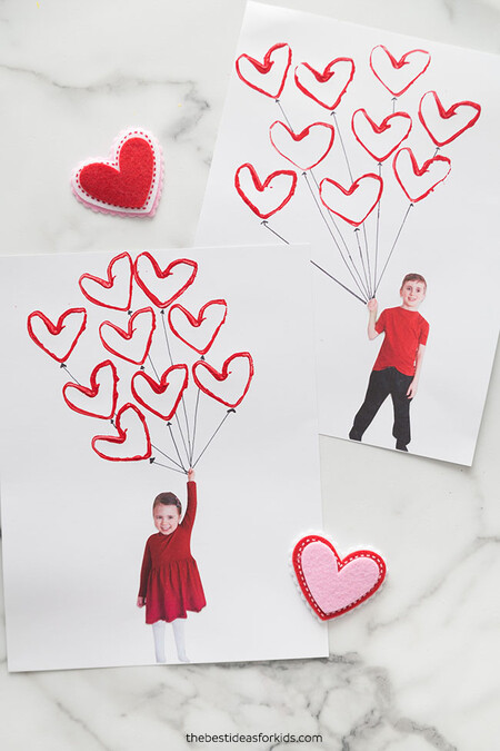 Valentine Balloon Craft For Kids