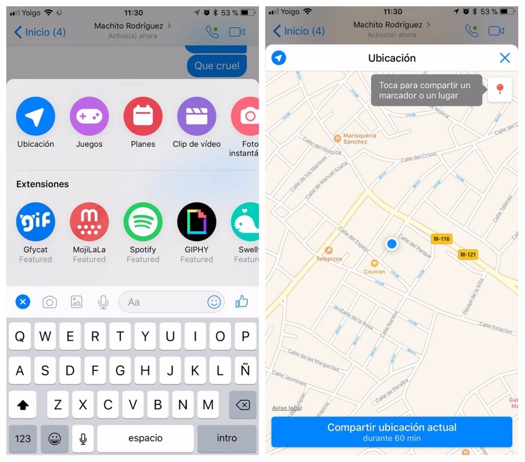 Cómo compartir mi ubicación en tiempo real con cualquier contacto