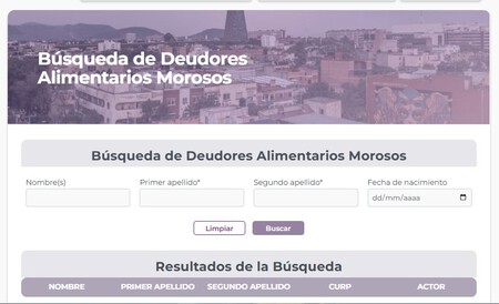 Registro Deudores Alimentarios Morosos Cdmx