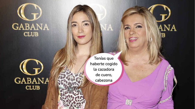 Carmen Borrego junto a su hija - Gtres