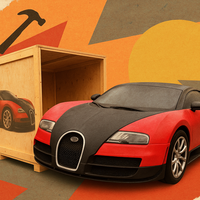 Este youtuber con 11 millones de suscriptores compró un Bugatti en Alibaba: el 'unbox' del coche no salió como sería de esperar 