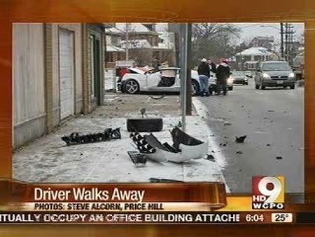 Chevrolet Camaro destrozado