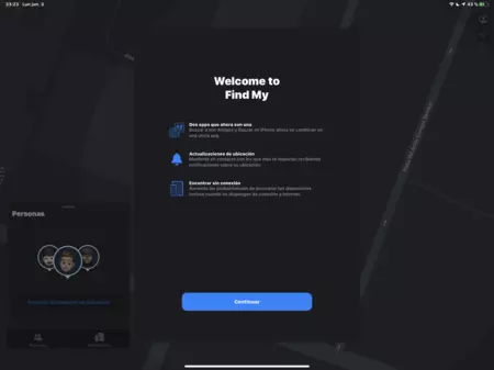 「iOS 13 を探す」ベータ版