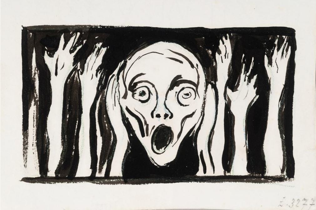La exposición "Edvard Munch, hay mundos dentro de nosotros" reúne las cuatro colecciones más grandes del mundo del pintor noruego