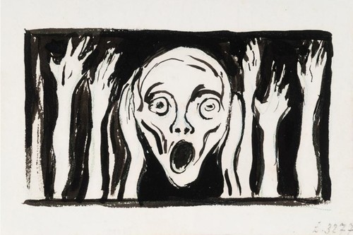 La exposición "Edvard Munch, hay mundos dentro de nosotros" reúne las cuatro colecciones más grandes del mundo del pintor noruego